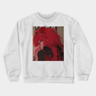 red head anime girl Crewneck Sweatshirt